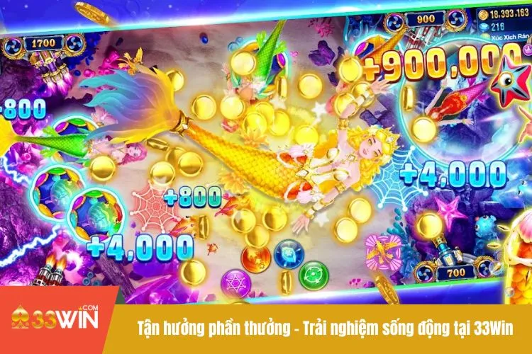 Tận hưởng phần thưởng - Trải nghiệm sống động tại 33Win