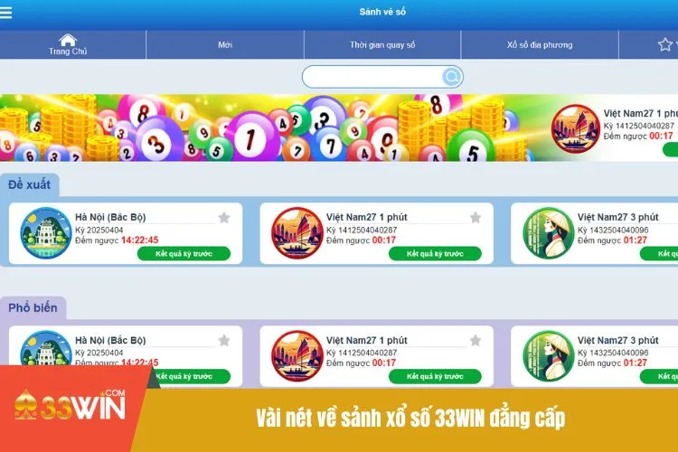 Xổ Số 33WIN - Nắm Bắt Cơ Hội Trúng Thưởng Giá Trị No.1