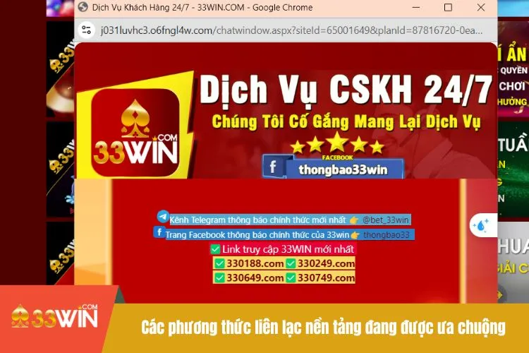 Các phương thức liên lạc nền tảng đang được ưa chuộng