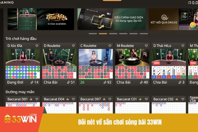 Sòng Bài 33WIN - Điểm Đến Lý Tưởng Số 1 Hiện Nay