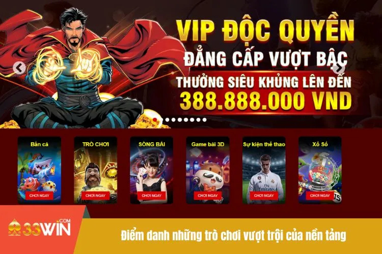 Điểm danh những trò chơi vượt trội của nền tảng